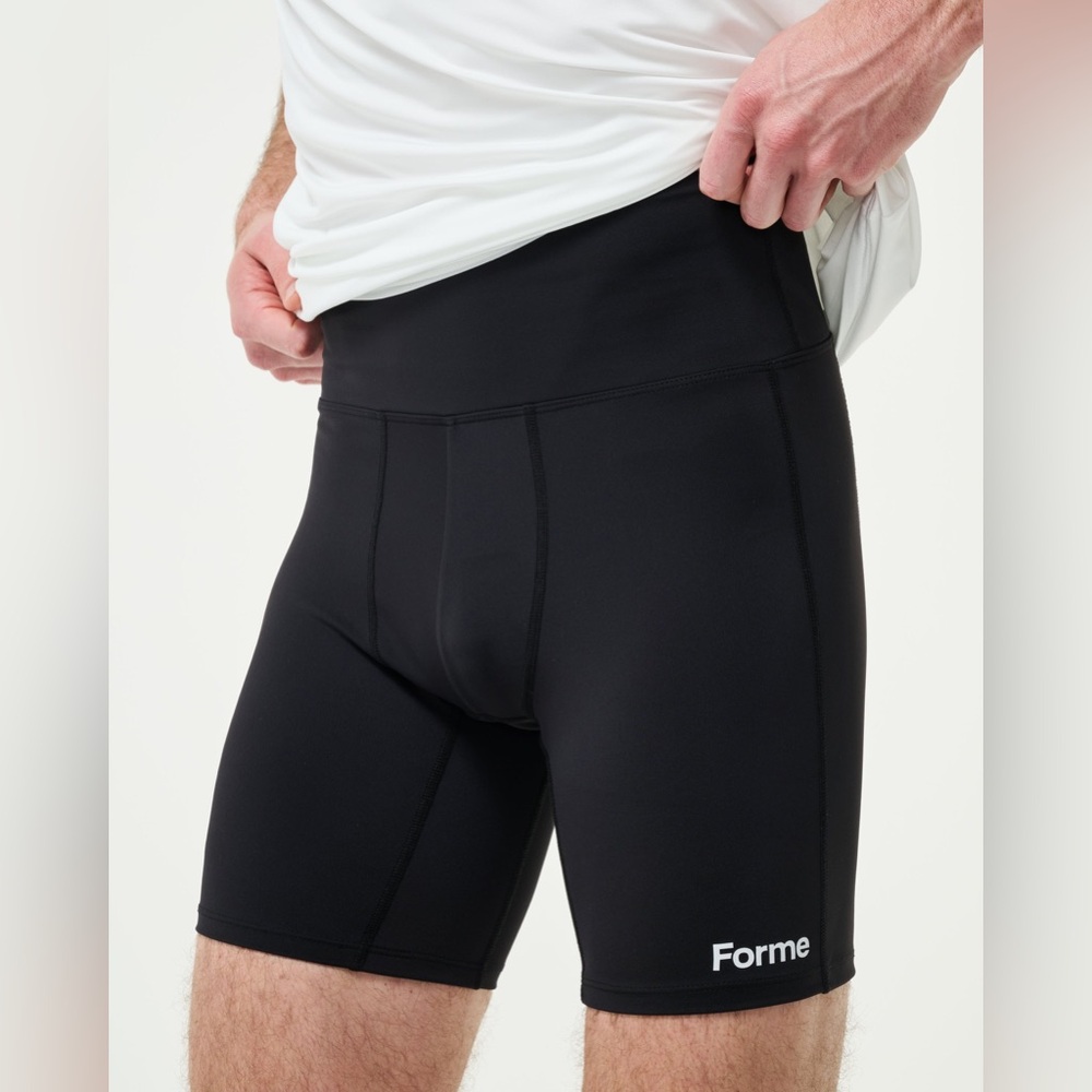 Forme Men's Black Performance Compression Shorts